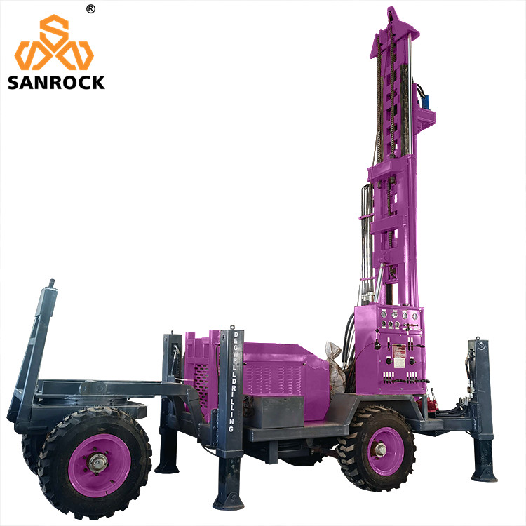Tractor Mounted Water Well Drilling Rig Hydraulic Borehole Water Well Drill Machine