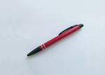Popular clips Aluminium bar Brushed Metal Promotion Pen with Laser Logo (M112)