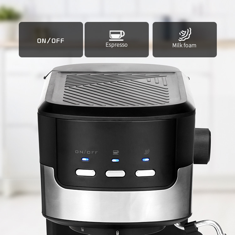 Universal Multi Pod Coffee Machine 2 Shot 1.25L 15 Bar Detachable Transparent Water Tank