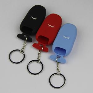 Quality Topfit Silicone Key Chain for Tesla Model S-Includes Black Blue Red, 3 Pieces wholesale