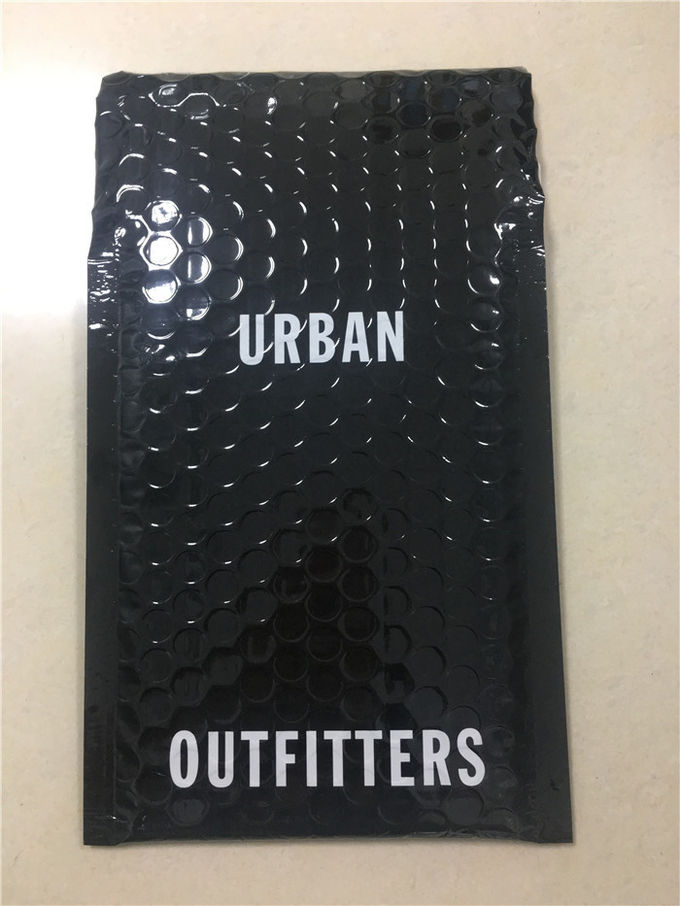 Waterproof Printed Black Metallic Shipping Envelopes , 180x165 #CD-DCD Custom Bubble Mailers