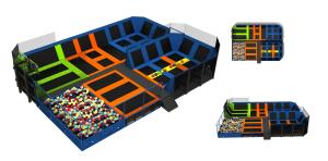 Quality 262M2 Kids Relax Jumping Indoor Trampoline Park Spring Trampoline wholesale
