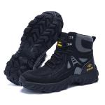 Microfiber Leather Flying Knit Safety Boots Kevlar Midsole Steel Toe Safety