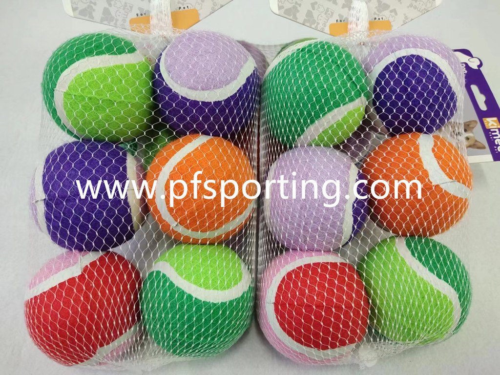Pet Supply Ready Set Fetch Squeak Tennis Balls Dog Toy Squeaks When Squeezed Multi-Packs - for Small - Medium - Larg
