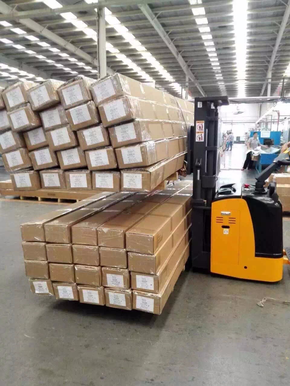 AC Motor Powered SNSC Semi Electric Pallet Truck with Lifting Function and Design