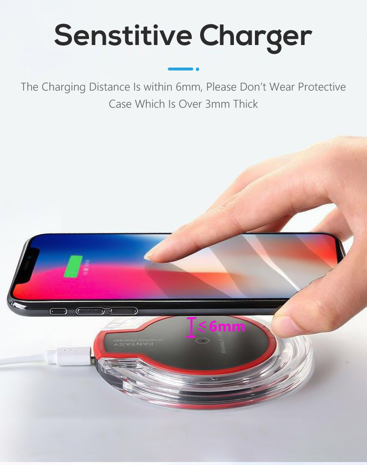 Micro Port 5W QI Wireless Charging Pad
