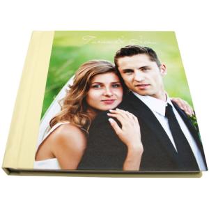 Quality Professional Yellow Crystal Cover Wedding Album 12 x 18 Photo Album wholesale