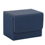 100+ PU Leather Side Loading deck card box Embossment For Trading Cards Storage