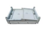 Wholesale warehouse galvanized steel container,foldable metal cage storage