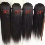 Transparent Lace Frontal Wig 5x5 Lace Closure Wig Ready To Wear Straight Human