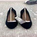 Black Elegant Suede High Heel Shoes Stiletto And Chunky Heels