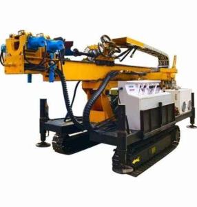 Quality Hydraulic High Pressure Jetting Drilling Rig Electric Motor 130m - 170m Depth wholesale