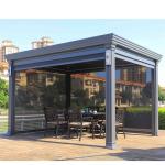 Luxury Pergola Adjustable Louvered Hardtop Pergola Aluminum Louvered Pergola