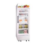 310L Glass Door Durable Using Commercial Upright Showcase Cooler For Beverage