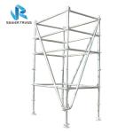 Building Construction Cleaning Aluminium Scaffolding Ladder , En1004 Mobile