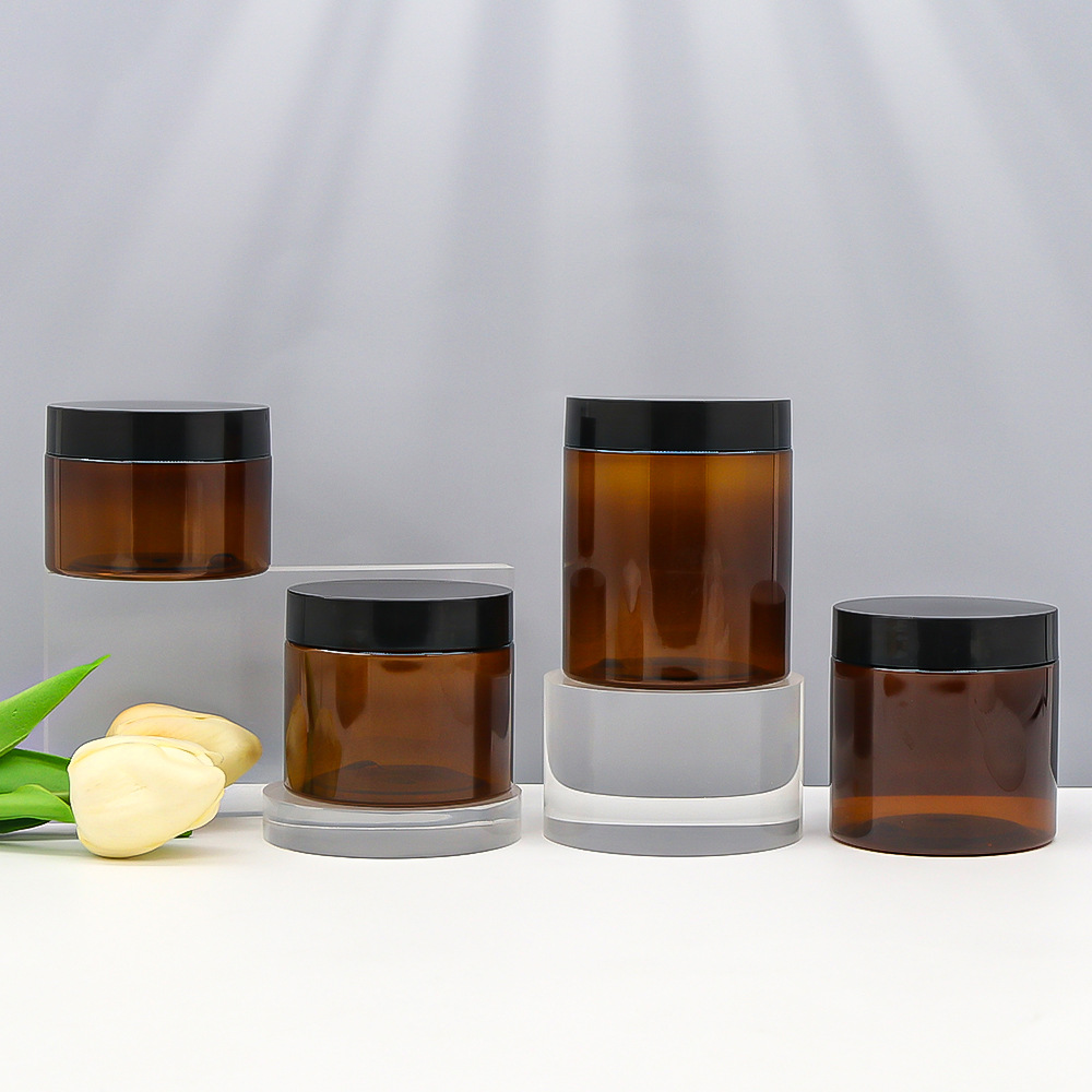 5ml 5 Grams 10 ml 10grams Clear Loose Powder Jar and Pot with Sifter Black White Cap Samples Process 2-3 days Free Sample