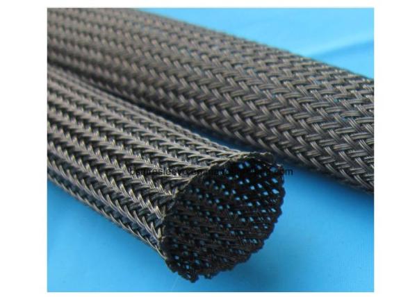 Abrasion Resistance Automotive Braided Sleeving Custom Diameter For Electrical