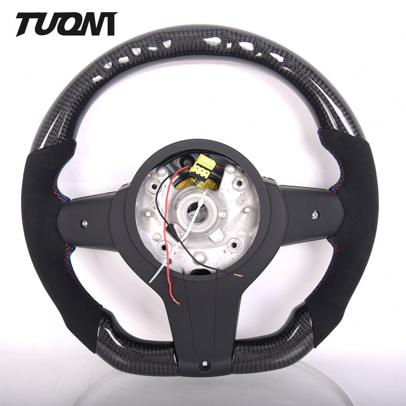LED Bmw Carbon Fiber Steering Wheel M2 M3 M4 M5 M6 F10 F30 F32 F82 Flat Bottom
