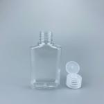 Alcohol Disinfection 60ml Flip Cap Plastic Sanitizer Bottle