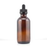 120ml Empty Amber Glass Bottles 4 Oz Boston Round Glass Bottles For Oil Products