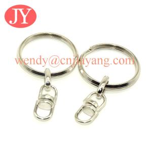 Quality jiayang wholesale fashion metal stainless steel keyring polished wholesale