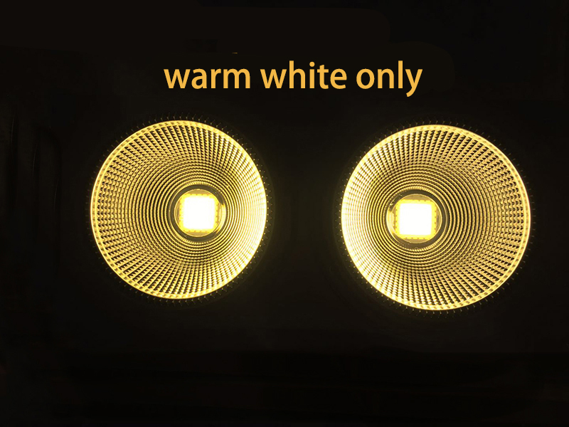 Total power 4kg LED COB 2 Eyes Stage Blinder Lighting DMX 512 Warm/Cold White Effect