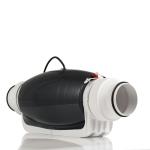 Plastic 5 Inch TT Mixed-Flow 2 Speed Inline Exhaust Duct Fan for Hydroponic