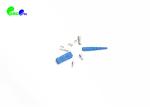 SC UPC Simplex 2.0mm Blue Fiber Optic Connectors Meet UL94-V0 Flammability