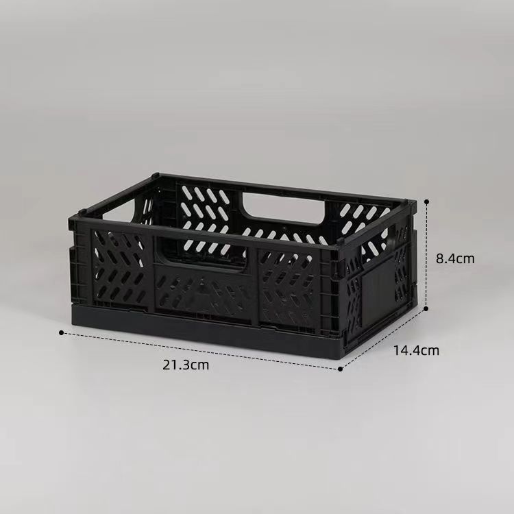 ECO Friendly PP Plastic Desk Crate Stackable Collapsible and Foldable for Organization