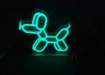 Custom dog acid blue neon sign handiwork 5*12mm 3A power supply