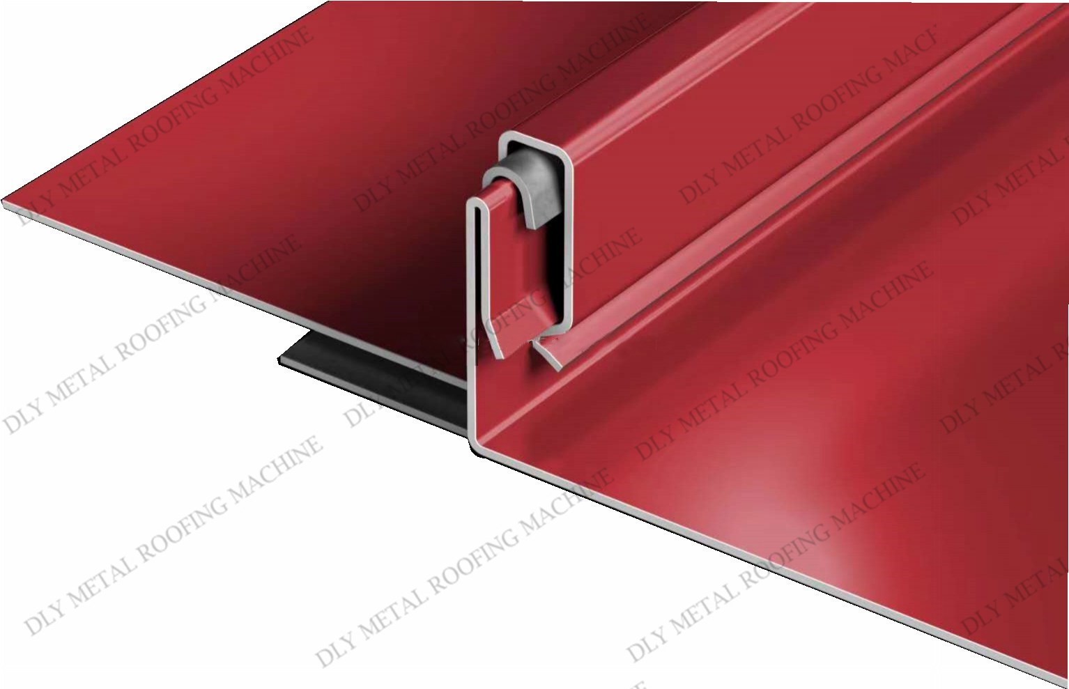 0.8mm Standing Seam Roof Roll Forming Machine 50HZ Standing Seam Panel Equipment
