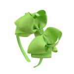 4.5inch Double Ribbon Hair Bows Diy Kids Baby Hair Bow Clips Kids