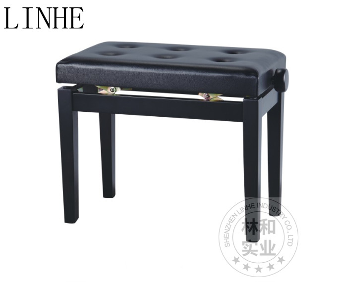 EASTONY Padded wooden Artist piano bench The net size and height of the single lifting stool with box can be adjusted