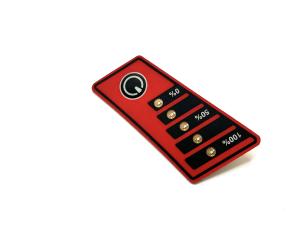 Quality 0.125mm Polyester LED Small Light Membrane Switch wholesale