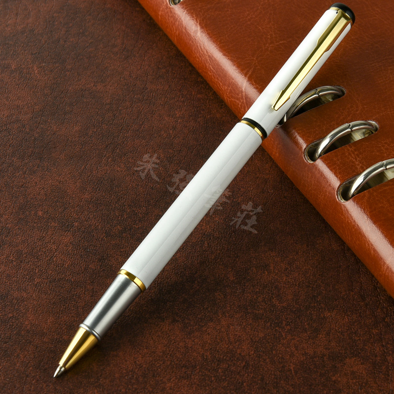 Novelty Ballpoint Pen Black Metal Signature Pen for Spot Supplies Laser Engraving Logo Free Advertising