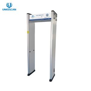 Quality Temperature Measuring 6 Zone Infrared Sensor Walk Through Gate wholesale