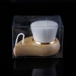 Bamboo Carbon Fiber Hand Face Brush Remove Blackheads For Make Up