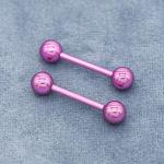 15mm Female Rose Red Nipple Piercing Jewelry Stainless Steel Nipple Rings