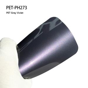 China PET-PH273 PET Grey Violet 7.5mil Gloss Vinyl Car Wrap Self Healing Car Body Sticker on sale