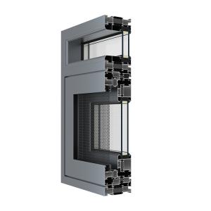 Quality Anodized Grey Aluminum Window Profiles Sliding Casement Window Aluminium Frame wholesale