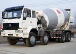 Durable Industrial Concrete Mixer Vehicle 8×4 High Running Efficiency