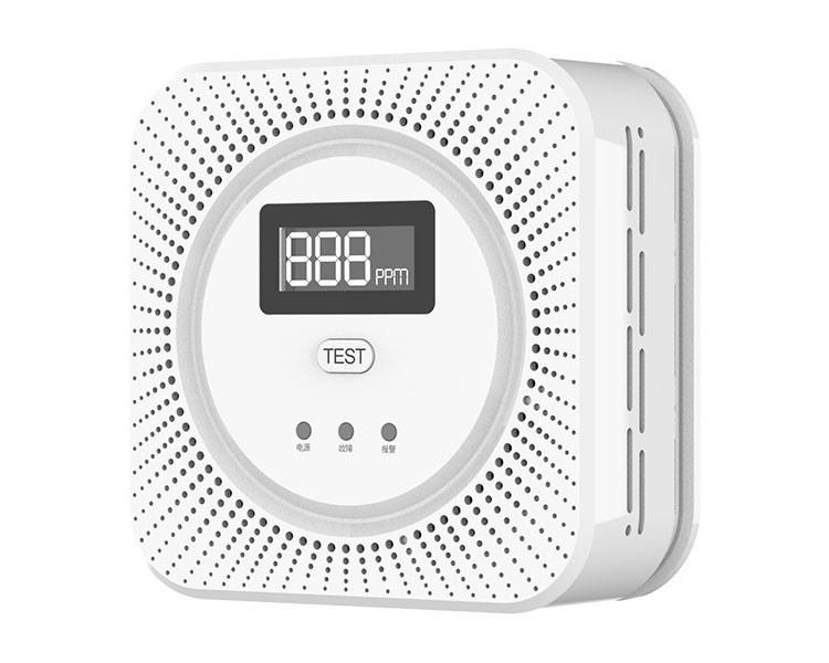 Smart Combustible Gas Detector Carbon Monoxide Alarm Detector With Sound Warning