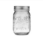 Wide Mouth Glass Storage Jars 500ml/17oz For Canning / Storage / Display