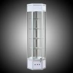 Generous Rotary Acrylic Display Showcase Mobile Lighting 53 * 53 * 100 Size