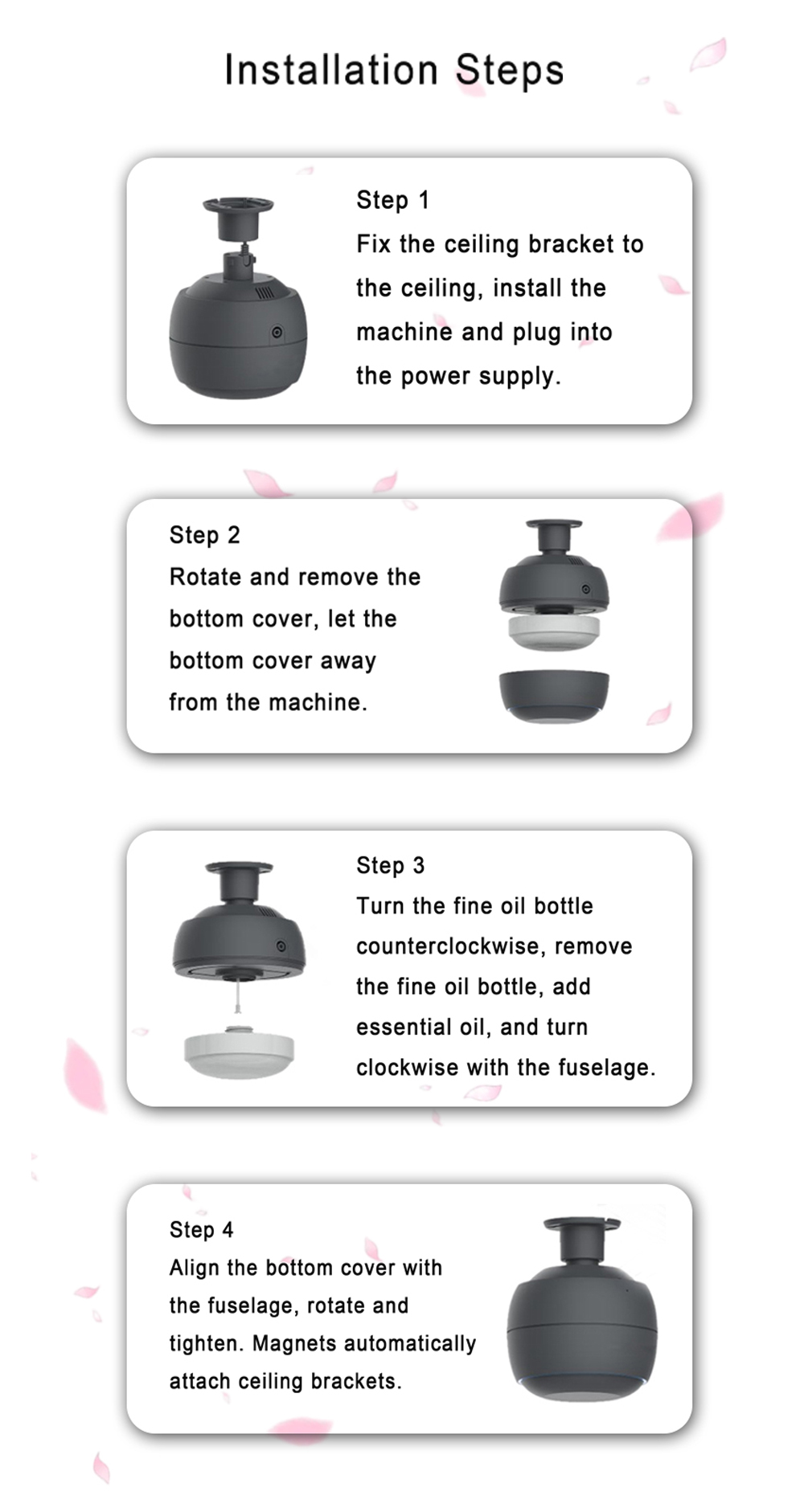 Modern Style Ceiling Plug in Fragrance Diffuser Machine Bluetooth Essential Oil Diffuser Electric Commercial Scent Diffuser
