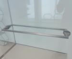 304 Material Stainless Steel Frameless Shower Door Handles Scratch Resistant