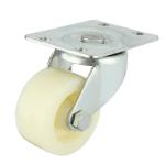 50kg 1.5 Inch To 3 Inch Furniture Plate Fat Nylon Caster For Customer Requiremen