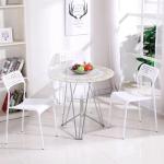 Living Room Round Glass Top Dining Room Tables 2 Chairs Set Home Kitchen
