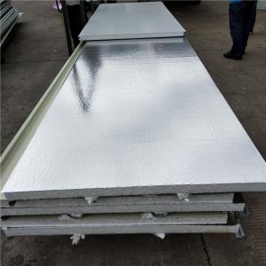 Quality B grade fireproof styrofoam 30mm silver paper eps sandwich panel with 0.376mm for house wholesale