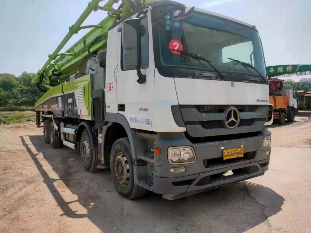 Original 2018 Zml 56m Concrete Pump Truck Concrete Boom Pump Heavy Equipment
